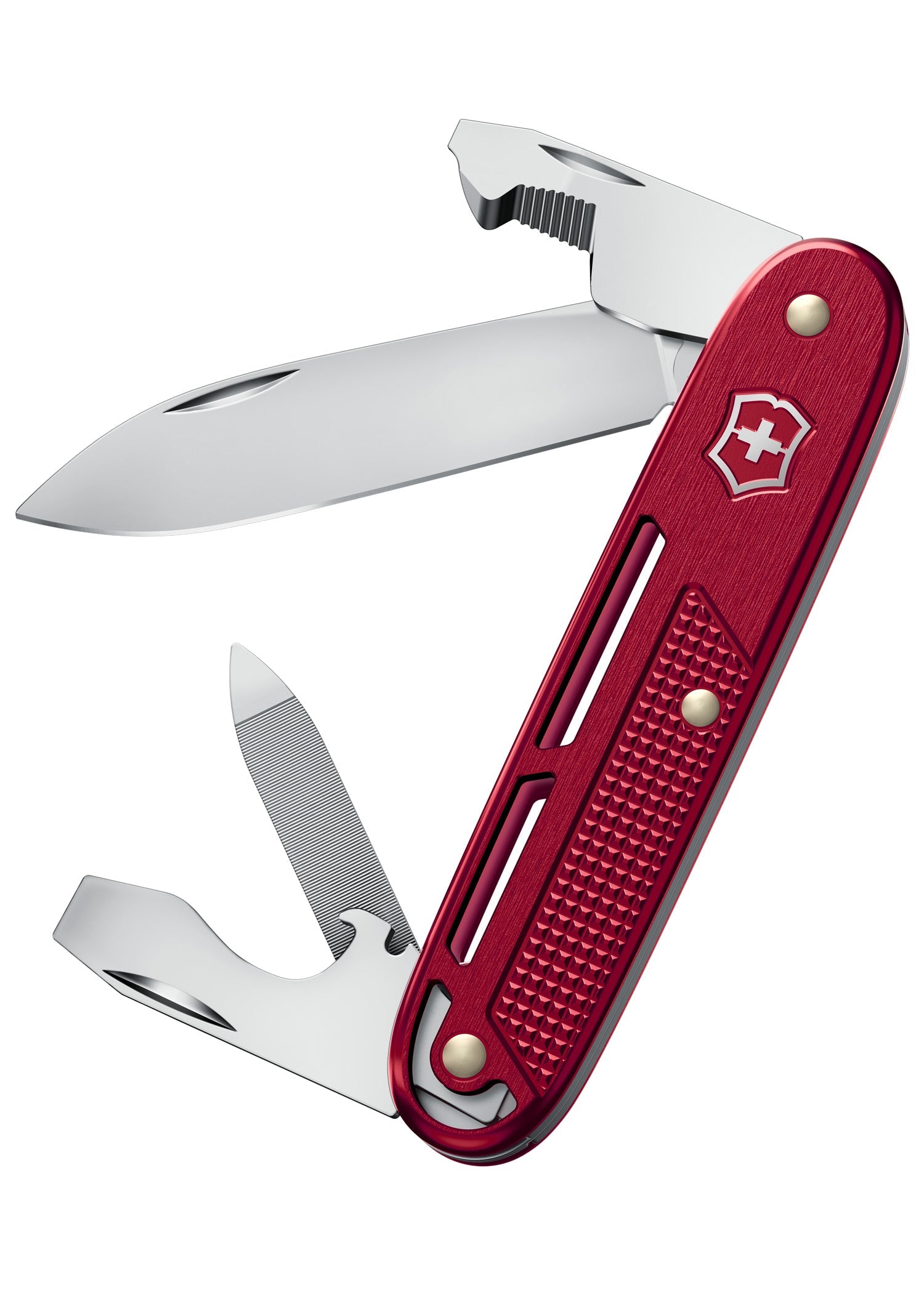 Victorinox Synergy Alox – Rotes 93 mm Taschenmesser