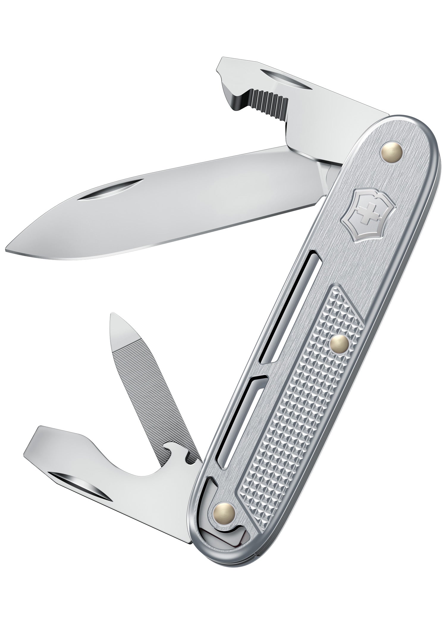 Victorinox Synergy Alox silber – 93 mm Taschenmesser