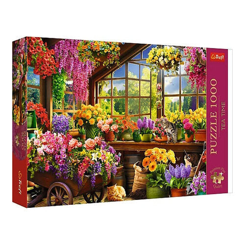 vorbereitungen fuer den fruehling puzzle premium plus 1000 teile