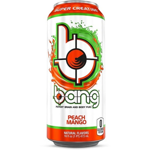 Vpx Bang Rtd Energy Drink 12X500Ml Peach Mango