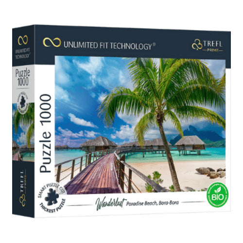 wanderlust paradise beach bora bora uft puzzle 1000 teile
