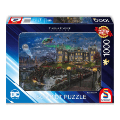 warner dc wayne manor 1000 teile puzzle