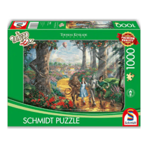 warner wizard of oz follow the yellow brick road 1000 teile puzzle