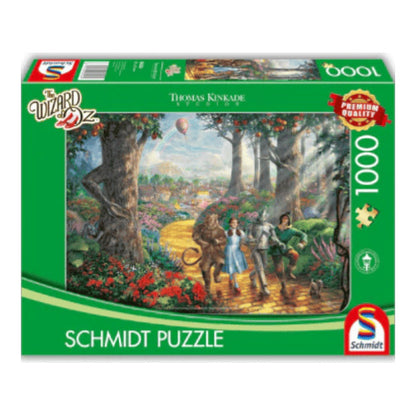 warner wizard of oz follow the yellow brick road 1000 teile puzzle