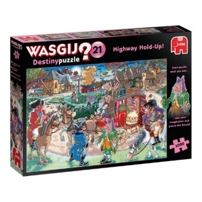 wasgij destiny 21 autobahn ueberfall 1000 teile puzzle