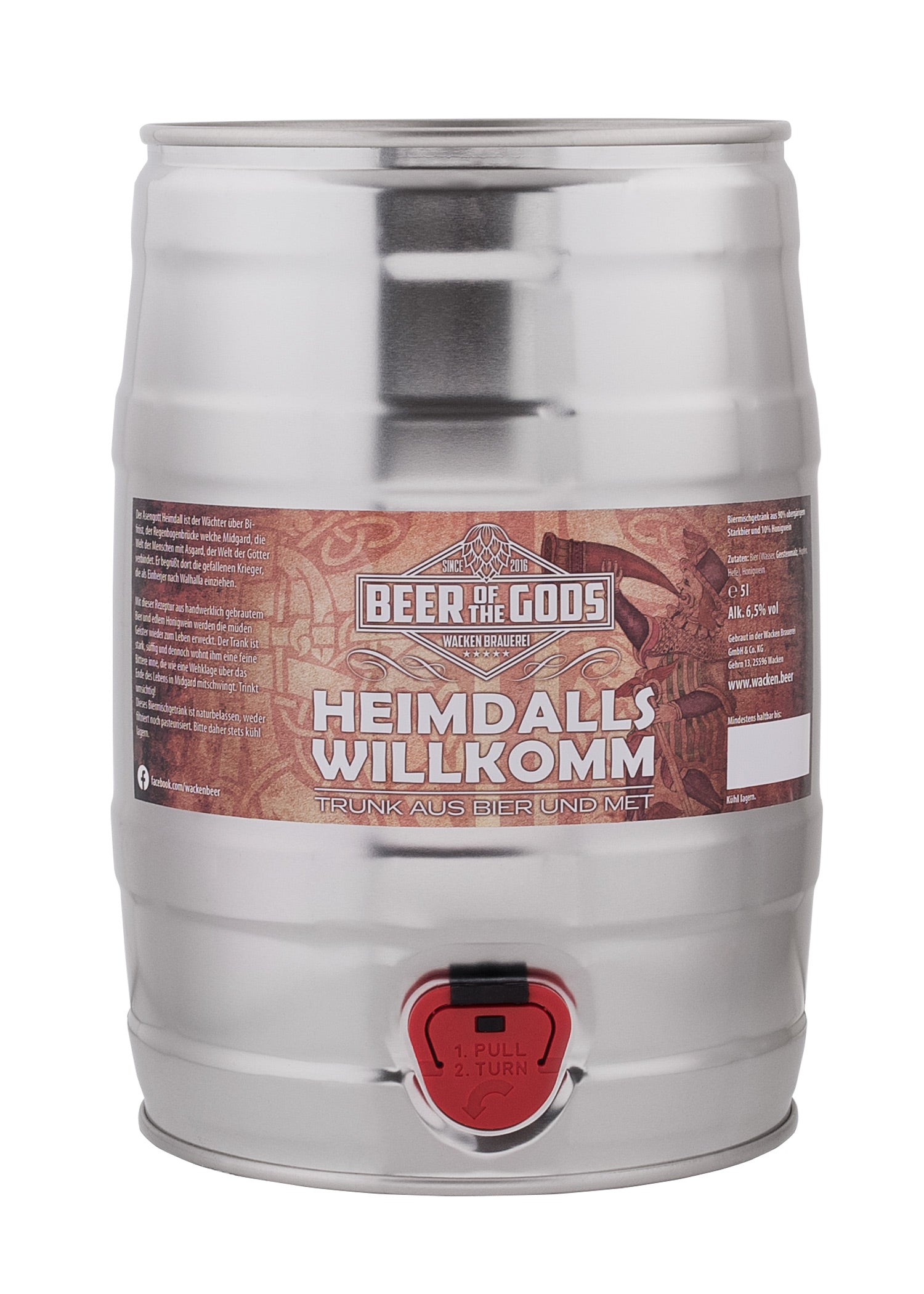 Heimdalls Willkomm: 5L Bier Met Mix