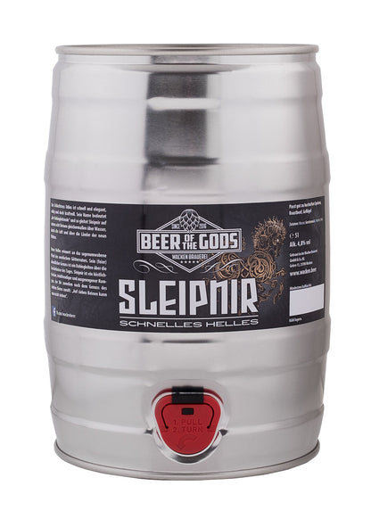 Sleipnir Schnelles Helles: 5L Party Dose Wacken Brauerei