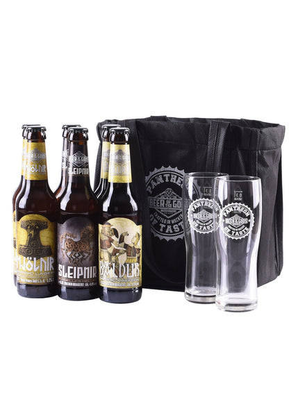 Wackener Bier Picknick Set mit Kühltasche &amp; Gläsern