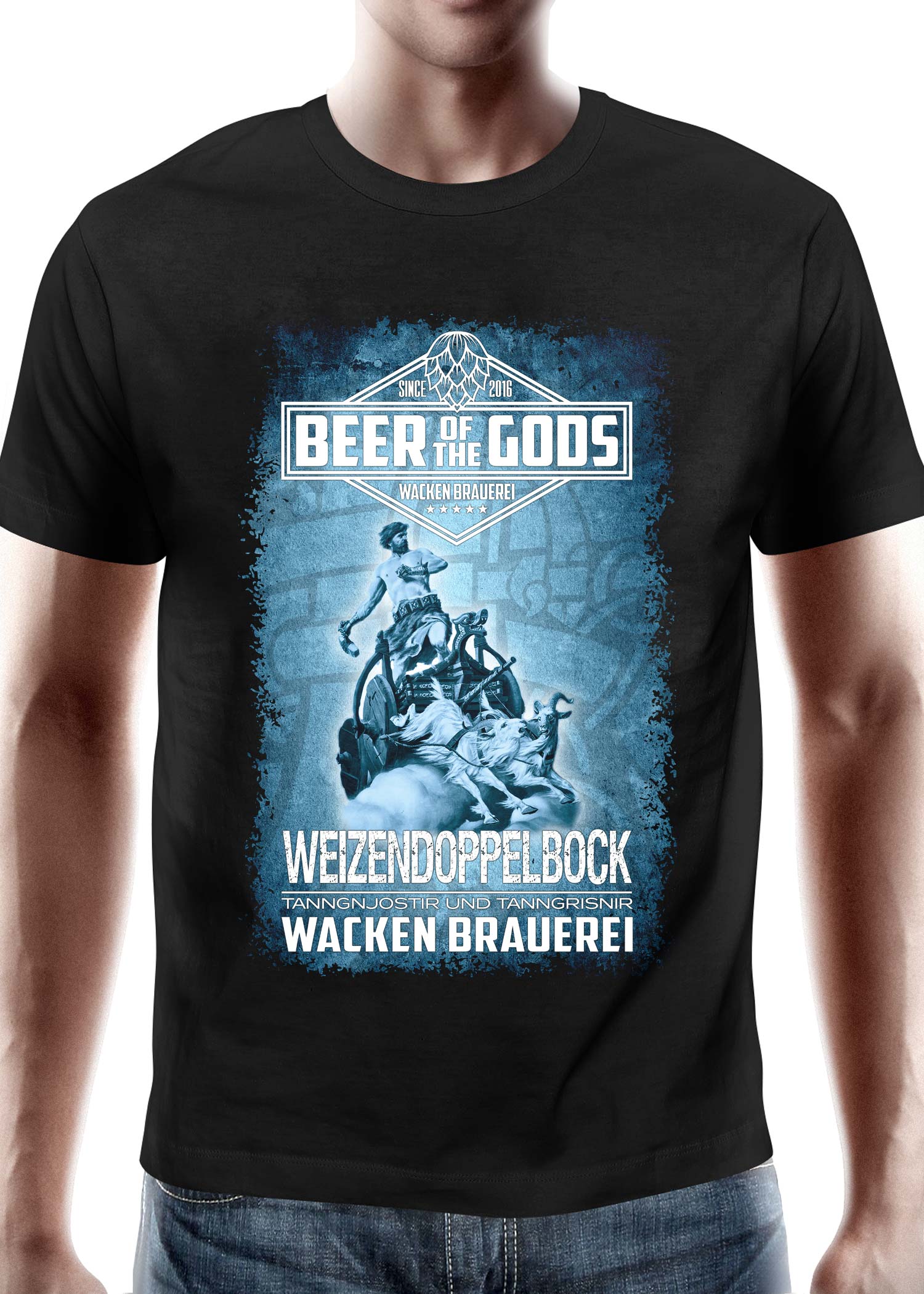 Wacken Brauerei T Shirt   Weizendoppelbock Design