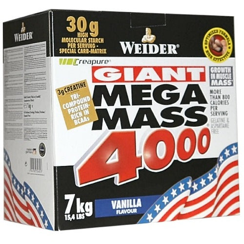 Weider Mega Mass 4000 7, 0Kg White Chocolate Praline