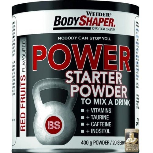 Weider Power Starter Powder 400G, Dose Rote Früchte