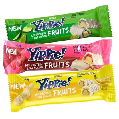 Weider Yippie Fruits Bar 12X50G Banana Split