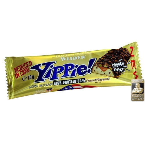 Weider Yippie Riegel 70G Erdnuss Karamell