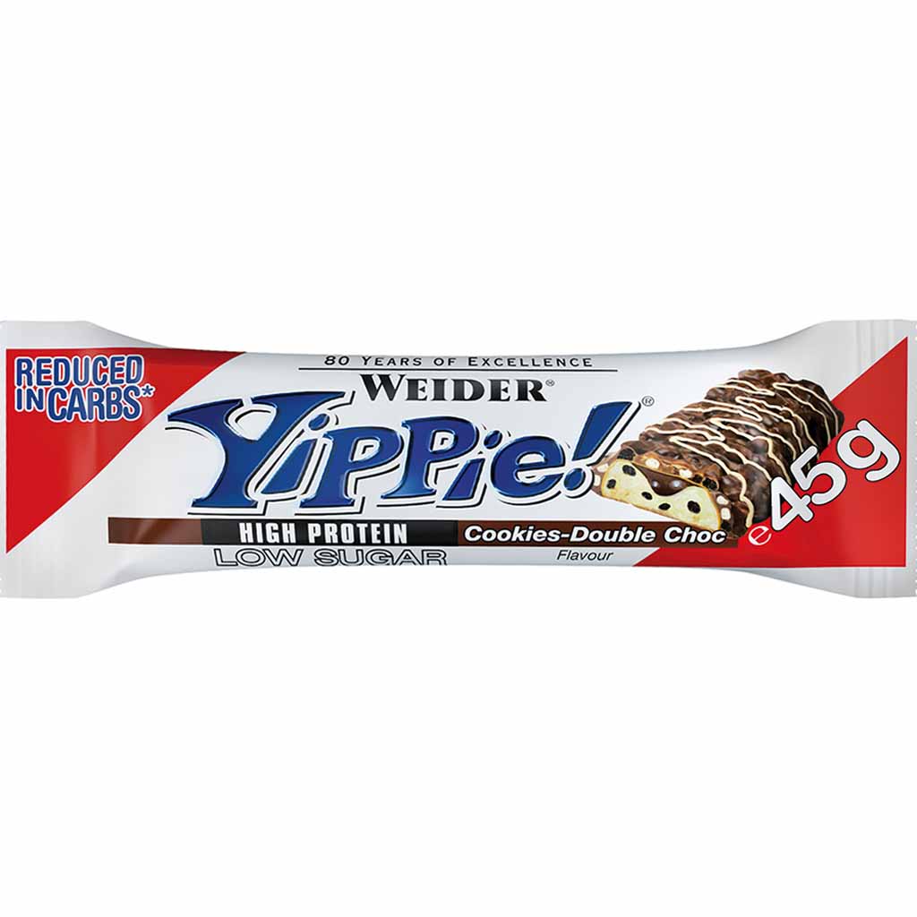 Weider Yippie Riegel12x 45g CookiesDouble