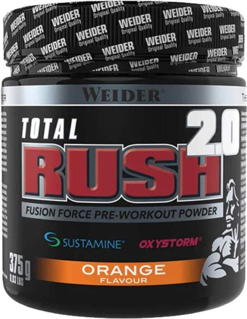 weider total rush 20 booster 375g orange