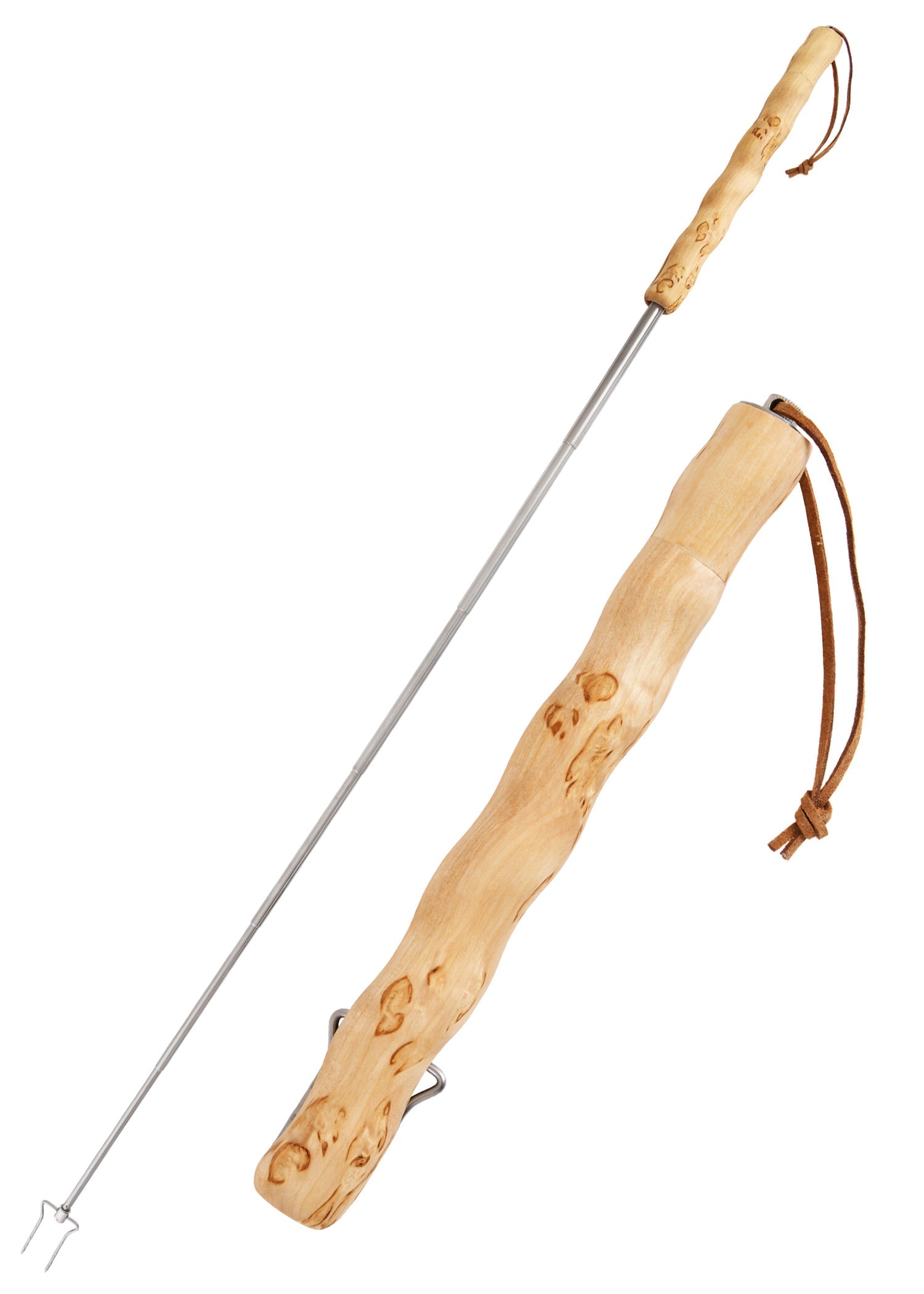 Wood Jewel Teleskop Grillspieß 110cm   Maserbirke