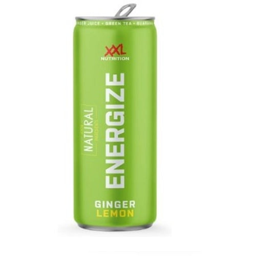 Xxl Nutrition Energize Sugar Free Drink 6X330Ml Green Ginger Lemon Natural