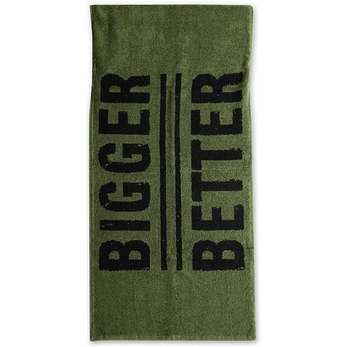 Xxl Nutrition Handtuch 95 X 50Cm Bigger Is Better Green