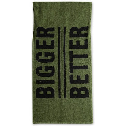 Xxl Nutrition Handtuch 95 X 50Cm Bigger Is Better Green