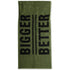 Xxl Nutrition Handtuch 95 X 50Cm Bigger Is Better Green