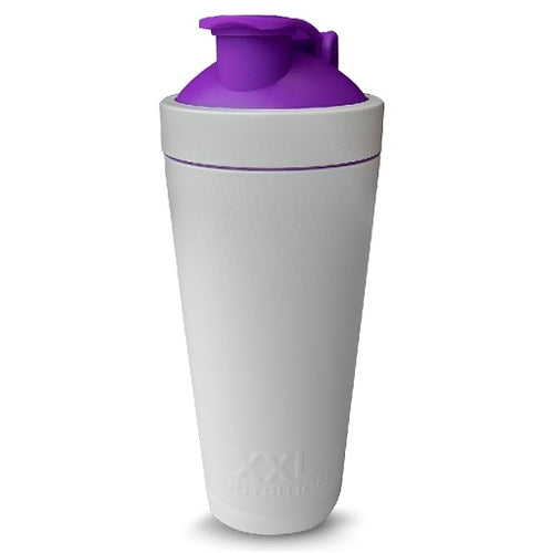 Xxl Nutrition Thermo Rvs Shaker 800Ml Weiß Lila Deckel