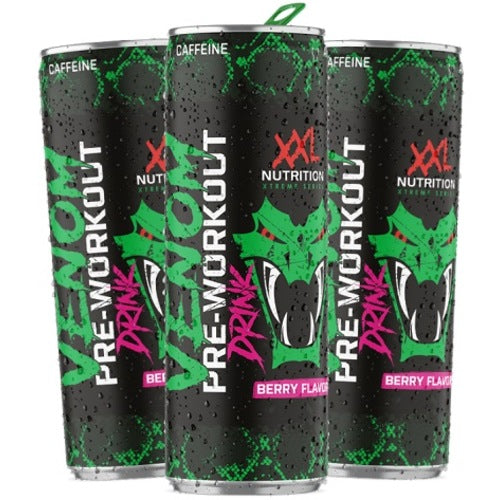 Xxl Nutrition Venom Pre Workout Drink 24X250Ml Sour Berry