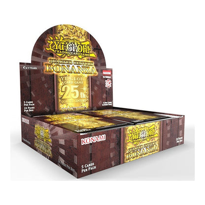 yugioh quarter century bonanza booster display en