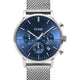 Aravis Chrono Mesh Dunkelblau/Silber