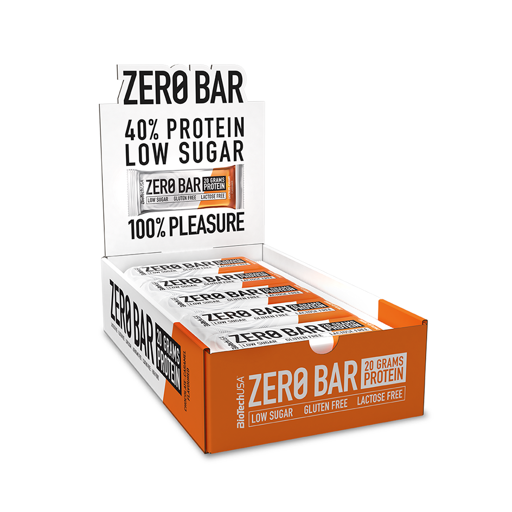 BioTech Zero Bar 20x 50g Chocolate Caramel