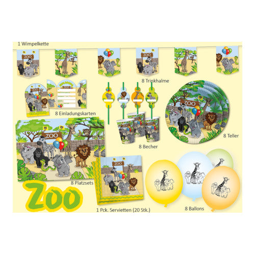 zoo partyset